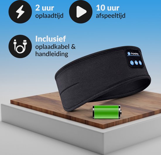 SleepSound Mask  Slaapmasker met Bluetooth Hoofdtelefoon